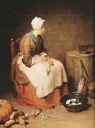 Jean Baptiste Simeon Chardin The Kitchen Maid (mk08) Germany oil painting artist
